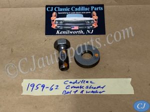 OEM 1959 1960 1961 1962 CADILLAC DEVILLE ELDORADO FLEETWOOD 390 ENGINE CRANK CRANKSHAFT BOLT & WASHER #1470868/#1470867